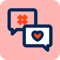 SNS 마케팅 아이콘